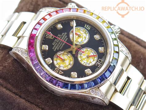 rolex daytona rainbow fake|rolex daytona rainbow for sale.